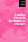 Image for Classical theory in international relations