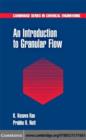 Image for An introduction to granular flow