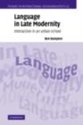Image for Language in late modernity: interaction in an urban school