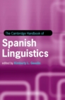 Image for The Cambridge handbook of Spanish linguistics