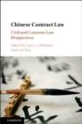 Image for Chinese contract law  : comparative perspectives