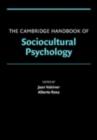 Image for The Cambridge handbook of sociocultural psychology