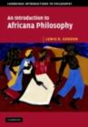 Image for An introduction to Africana philosophy