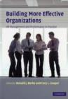 Image for Building more effective organizations: HR management and performance in practice
