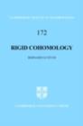 Image for Rigid cohomology