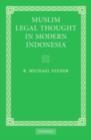 Image for Muslim legal thought in modern Indonesia
