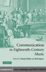 Image for Communication in eighteenth-century music