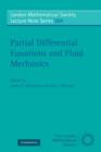Image for Partial differential equations and fluid mechanics : 364