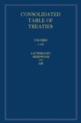 Image for International law reportsVolumes 1-160: Consolidated table of treaties