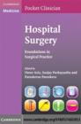 Image for Hospital surgery: foundations in surgical practice