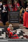 Image for Cambridge orations, 1993-2007: a selection