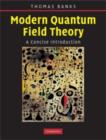 Image for Modern quantum field theory: a concise introduction