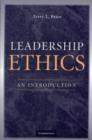 Image for Leadership ethics: an introduction