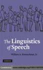Image for The linguistics of speech