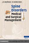 Image for Spine disorders: medical and surgical management