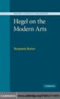 Image for Hegel on the modern arts