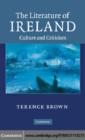 Image for The literature of Ireland: culture and criticism