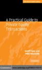 Image for A practical guide to private equity transactions