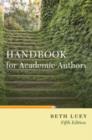 Image for Handbook for academic authors