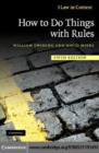 Image for How to do things with rules: a primer with interpretation