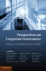 Image for Perspectives on corporate governance