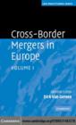 Image for Cross-border mergers in Europe : Volume 1
