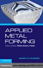 Image for Applied metal forming: including FEM analysis