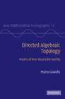 Image for Directed algebraic topology: models of non-reversible worlds