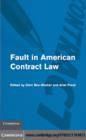 Image for Fault in American contract law