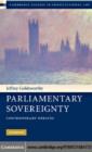 Image for Parliamentary sovereignty: contemporary debates