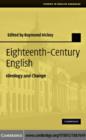 Image for Eighteenth-century English: ideology and change