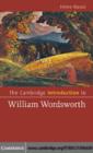 Image for The Cambridge introduction to William Wordsworth