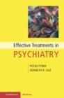 Image for Effective treatments in psychiatry