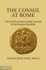 Image for The consul at Rome: the civil functions of the consuls in the Roman Republic
