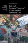 Image for &#39;Fair and equitable treatment&#39; in international investment law