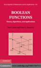 Image for Boolean functions: theory, algorithms, and applications
