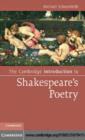Image for The Cambridge introduction to Shakespeare&#39;s poetry