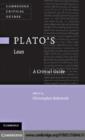 Image for Plato&#39;s Laws: a critical guide