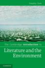 Image for The Cambridge introduction to literature and the environment