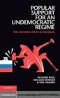Image for Popular support for an undemocratic regime: the changing views of Russians