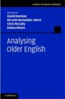 Image for Analysing older English
