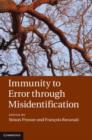 Image for Immunity to error through misidentification: new essays