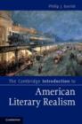 Image for The Cambridge introduction to American literary realism