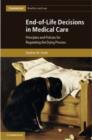 Image for End-of-life decisions in medical care: principles and policies for regulating the dying process