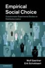 Image for Empirical social choice: questionnaire : experimental studies on distributive justice