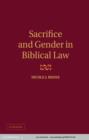 Image for Sacrifice and gender in biblical law
