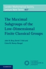 Image for Maximal Subgroups of the Low-Dimensional Finite Classical Groups