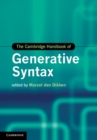 Image for Cambridge Handbook of Generative Syntax