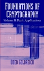 Image for Foundations of Cryptography: Volume 2, Basic Applications : Volume 2,