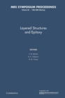Image for Layered Structures and Epitaxy: Volume 56